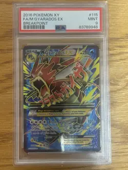 2016 POKEMON XY BREAKPOINT #115 FA/M GYARADOS EX BREAKPOINT - Image 4
