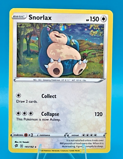Pokemon Snorlax - 141/192 : Rebel Clash (SWSH02) Reverse Holo - Image 1