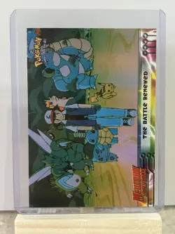 🔸The Battle Renewed 32 First Movie Mewtwo Strikes Back🔸Pokemon Topps 1999 - Image 1