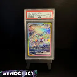 Terapagos ex 170 PSA 10 Special Illustration Rare Pokemon SV07 Stellar Crown - Image 1