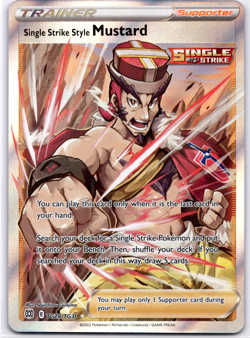 Pokemon TCG Single Strike Style Mustard TG28/TG30 Brilliant Stars Holo Near Mint - Image 1