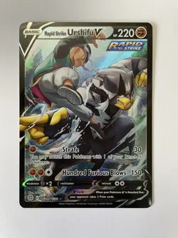 Pokemon TCG Rapid Strike Urshifu V Sword & Shield: Brilliant Stars TG20/TG30... - Image 1