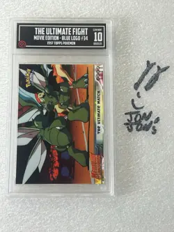 1999 Topps Pokemon Movie Edition # 34 The Ultimate Match TCCG 10 Gem Mint - Image 1