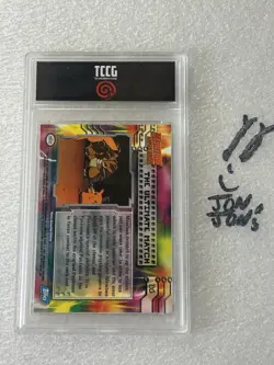 1999 Topps Pokemon Movie Edition # 34 The Ultimate Match TCCG 10 Gem Mint - Image 2