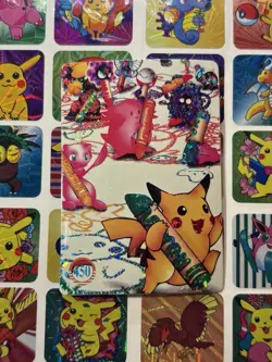 Pokemon Vintage Pocket Monsters Vending HOLO Prism Sticker 1998 Nintendo Bandai - Image 3