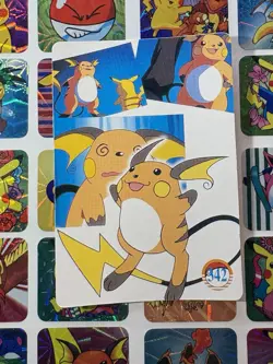 Pokemon Vintage Pocket Monsters Vending HOLO Prism Sticker 1998 Nintendo Bandai - Image 4