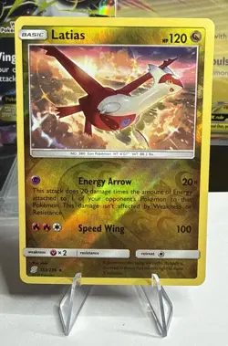 Latias 153/236 (Reverse Holo) SM - Unified Minds - Pokemon TCG - Near Mint - Image 1