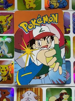Pokemon 151 Vintage Pocket Monsters Vending HOLO Prism Sticker 2000 Nintendo - Image 5