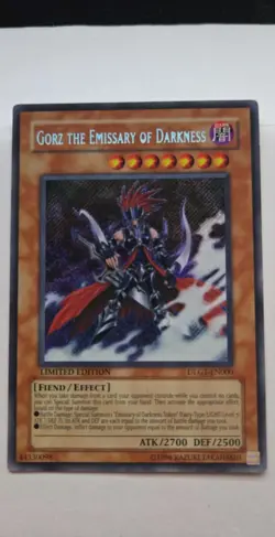 Gorz the Emissary of Darkness DLG1-EN000 Secret Rare - Yugioh - Image 1