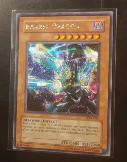 YU-GI-OH! VB5 Barrel Dragon Reverse Error Prismatic And Secret Rare LP Set - Image 1