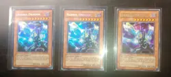 YU-GI-OH! VB5 Barrel Dragon Reverse Error Prismatic And Secret Rare LP Set - Image 3