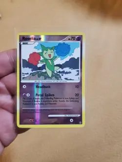 LP Roselia 72/100 Reverse Holo Common Stormfront Pokemon TCG Card English - Image 1