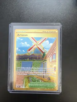 Artazon (229/197) SV03: Obsidian Flames Holo Pokemon TCG card; near mint - Image 1