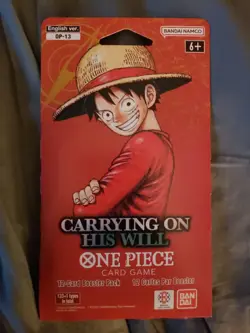 One Piece Sleeved Booster Pack 0P-13 Carrying On His Will (12 Cards) *Sealed - Image 1