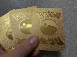 LOT OF 13 Gold Foil Card Lot VMAX GX EX Rare Holo Pokemon. MEW MEWTWO, FAN ART - Image 5