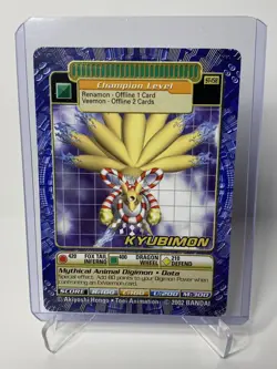 2002 Digi-Battle Digimon Card KYUBIMON ST-158 LP Street Starter 4 - Image 1