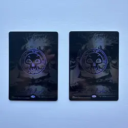 MTG: Oil Slick Raised Foil Lands (Phyrexia: ONE) Set (2 of each) - Image 1