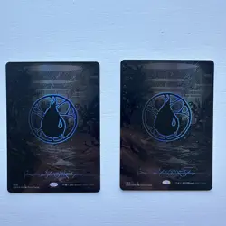 MTG: Oil Slick Raised Foil Lands (Phyrexia: ONE) Set (2 of each) - Image 3