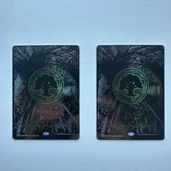 MTG: Oil Slick Raised Foil Lands (Phyrexia: ONE) Set (2 of each) - Image 5