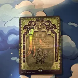 Magic: The Gathering Field of the Dead Land Rare Secret Lair halo Foil 0033 Card - Image 1