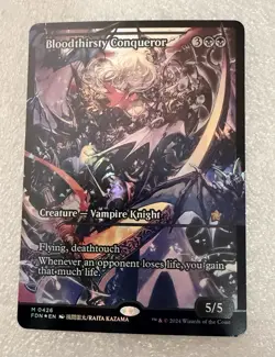 MTG: Bloodthirsty Conqueror (Showcase) (Foil): Foundations (LP) - Image 1
