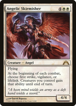 Angelic Skirmisher #3 (HP) Gatecrash GTC Magic MTG - Image 1