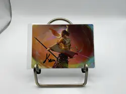 MTG Final Fantasy Art Series Yuna Grand Summoner #22/53 Gold Stamp Signature - Image 1