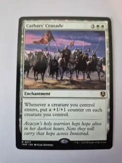 1x Cathars' Crusade MTG Innistrad Remastered 17 R NM x1 - Image 1
