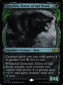 MTG TCG - Goreclaw, Terror of Qal Sisma 27 March of the Machine: MUL - NM - Image 1