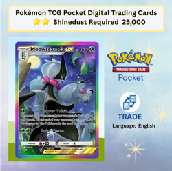 Pokemon TCG Pocket - Meowscarada EX Rainbow Rare 2 Star - Image 1