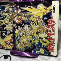 Pokemon Articuno Zapdos Moltres Vintage Pocket Monsters Vending Prism Sticker405 - Image 3