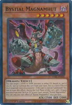 Yugioh! MP Bystial Magnamhut - DABL-EN006 - Super Rare - 1st Edition Moderately - Image 1