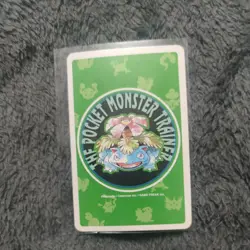 kabuto Pokemon Japanese Playing Poker Card Green Venusaur Deck Nintendo No 140 - Image 2