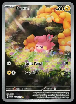 Pawmi 226/091 Holo Illustration Rare Paldean Fates Pokemon Card - Image 1