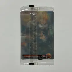 S5458 All Form Vegeta & Trunks 3D Dragon Ball x Morinaga Clear Card SEALED M4 - Image 3
