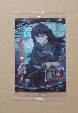 Demon Slayer Kimetsu no Yaiba Wafer Card W7-31 SR Muichiro Tokito - Image 1