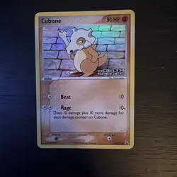Pokemon TCG Cubone Stamped EX Delta Species Reverse Holo Card 60/113 - Image 1