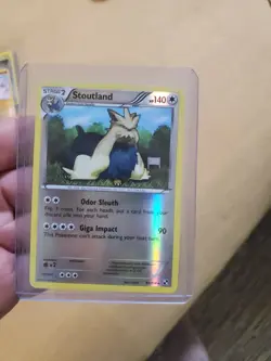 NM Pokemon Card Black & White Reverse Holo Stoutland 83/114 - Image 1