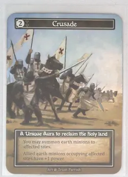 Sorcery: Contested Realm - BETA - Crusade - Foil - Pack Fresh NM - Image 3