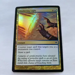 Hindering Light 173 Shards of Alara FOIL MTG TCG CARD - Image 1
