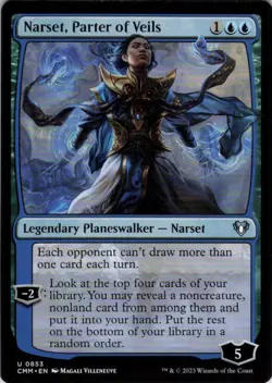 Narset, Parter of Veils - Commander Masters - 853 NM - Image 1