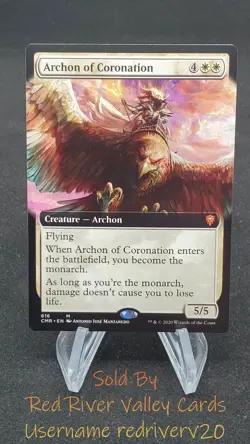 1x Archon of Coronation Extended Art - Commander Legends - #616 NM - Image 1