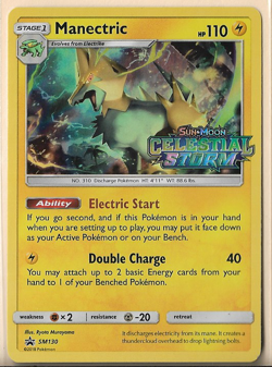 Manectric - Prerelease SM130 Holofoil Rare - LP/NM - Pokemon - English - Image 1