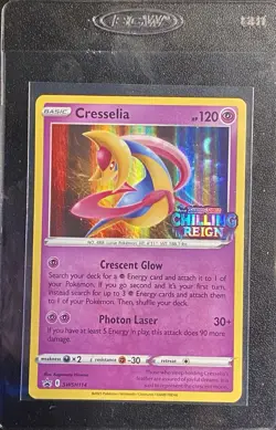Cresselia Stamped Promo SWSH114 Pokemon TCG Sword & Shield Promo Stamped NM - Image 4