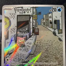 Pokemon Slowpoke 204/198 Illustration Rare Holo Scarlet & Violet NM/M - Image 3