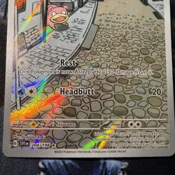 Pokemon Slowpoke 204/198 Illustration Rare Holo Scarlet & Violet NM/M - Image 4