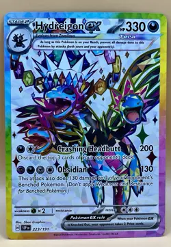 Hydreigon ex 223/191 – Surging Sparks (Ultra Rare) - NM - 2024 Pokemon TCG - Image 1