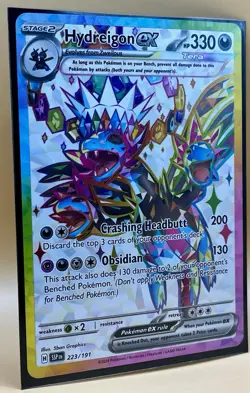 Hydreigon ex 223/191 – Surging Sparks (Ultra Rare) - NM - 2024 Pokemon TCG - Image 5