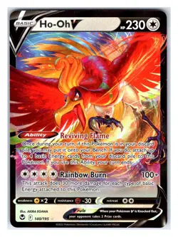 Pokemon TCG - Ho-Oh V - SWSH12: Silver Tempest 140/195 Ultra Rare Holofoil - Image 1