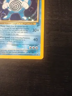 Pokemon Poliwrath 15/130 Base Set 2 Holo Rare MP - Image 5